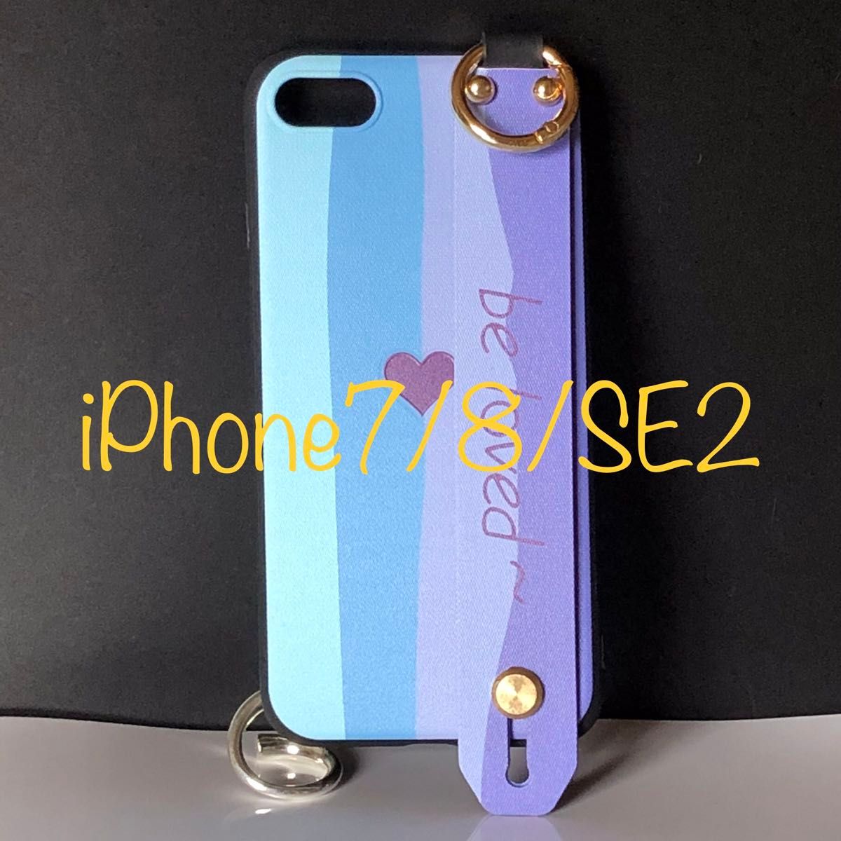 iPhone7 8 se2/3ケース バンド付き カラー01