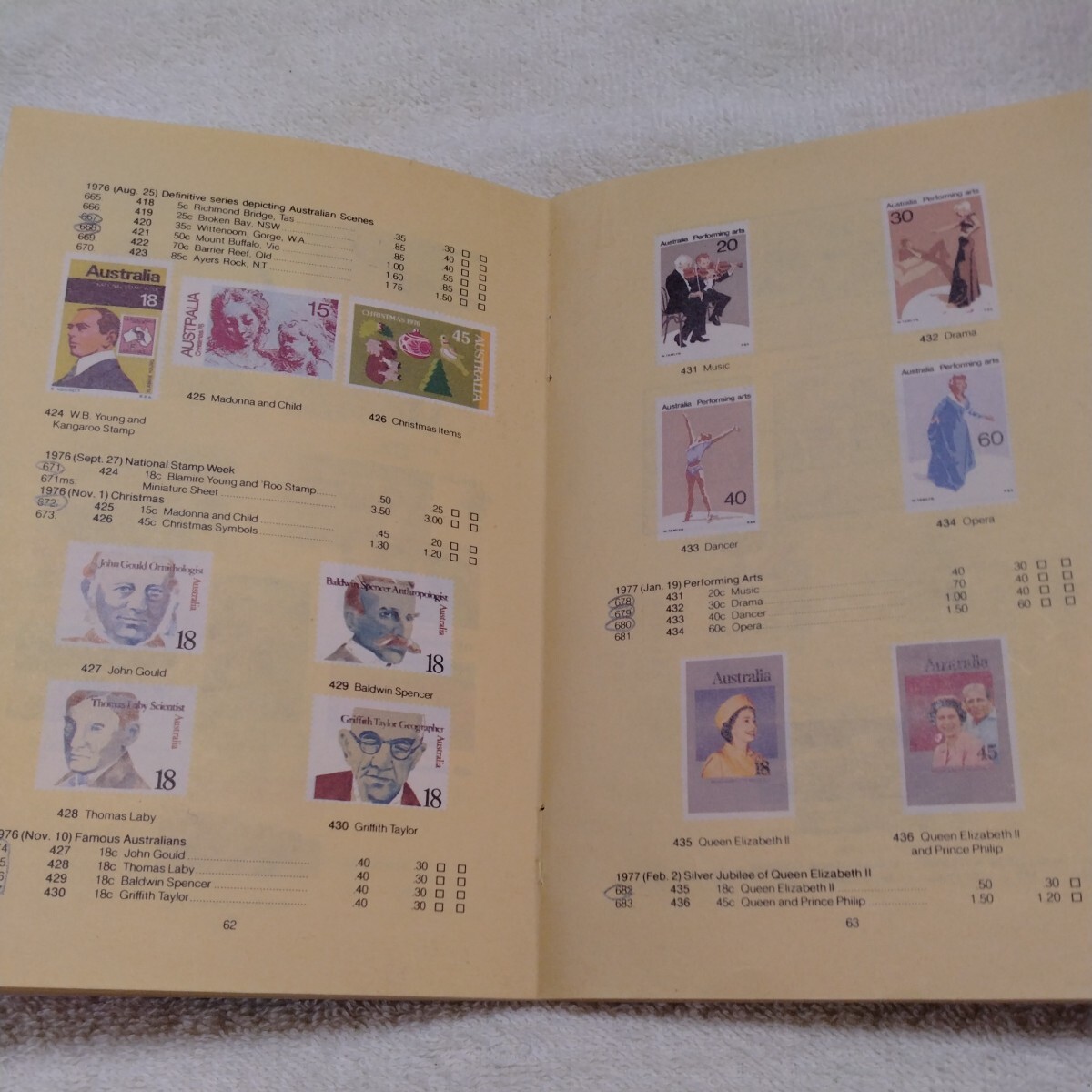 T-259 【ポケット切手カタログ】オーストラリア 128ページの画像7