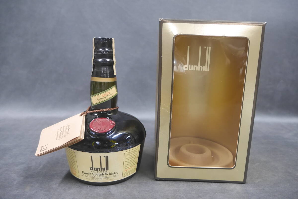 299 dunhill ダンヒル OLD MASTER Finest Scotch Whisky 未開封_画像1