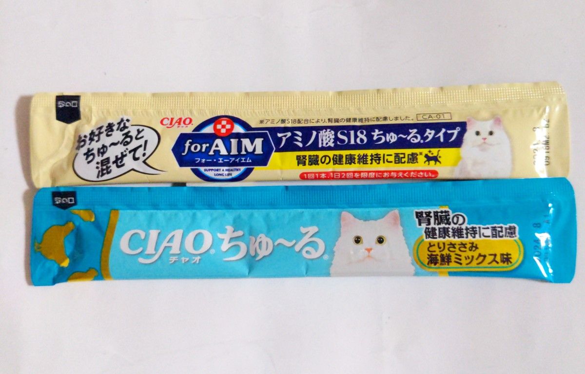 おまけ　AIM30ちゅ〜る2本付き　キャットフード　AIM30　腎臓健康維持フード　室内避妊去勢後成猫用600ｇ　フィッシュ味