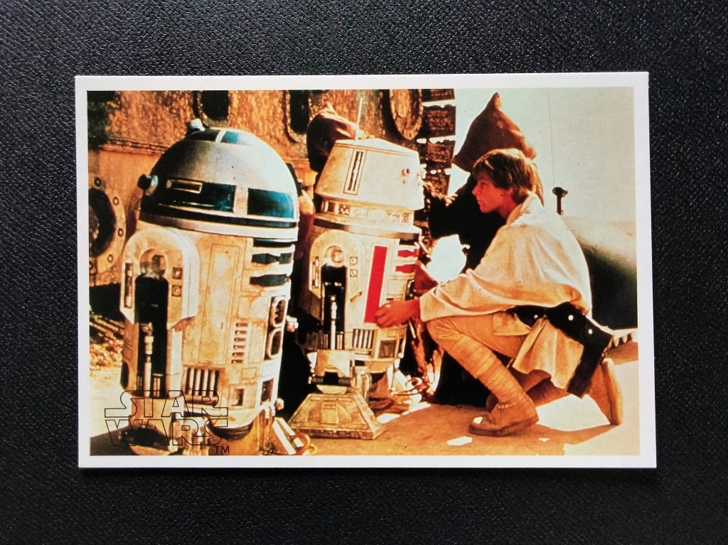 スターウォーズ 写真 カード 未使用 4枚入パック 昭和50年代 当時品 ダース・ベイダー !! ☆ 開封済み 山勝 '70s STAR WARS CARD R2-D2 b._画像5