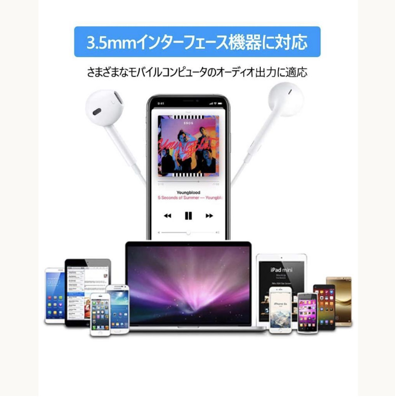 ★送料無料★iPhone イヤホン 3.5mmイヤホン 有線 イヤホン HiFi高音質★_画像7