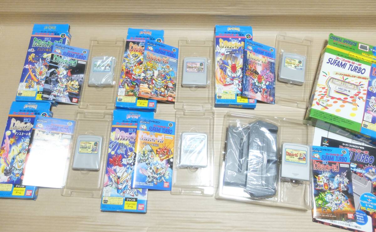 スーファミターボ SDガンダムジェネレーション　カセット色々6本　USEDジャンク品 _画像1