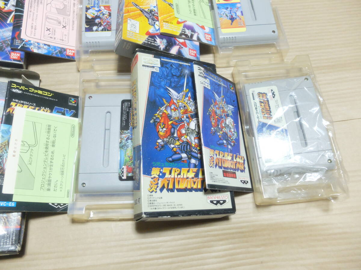 SFC スーパーファミコン　SDガンダム・ロボット系　カセット　色々6本　USEDジャンク品_画像8