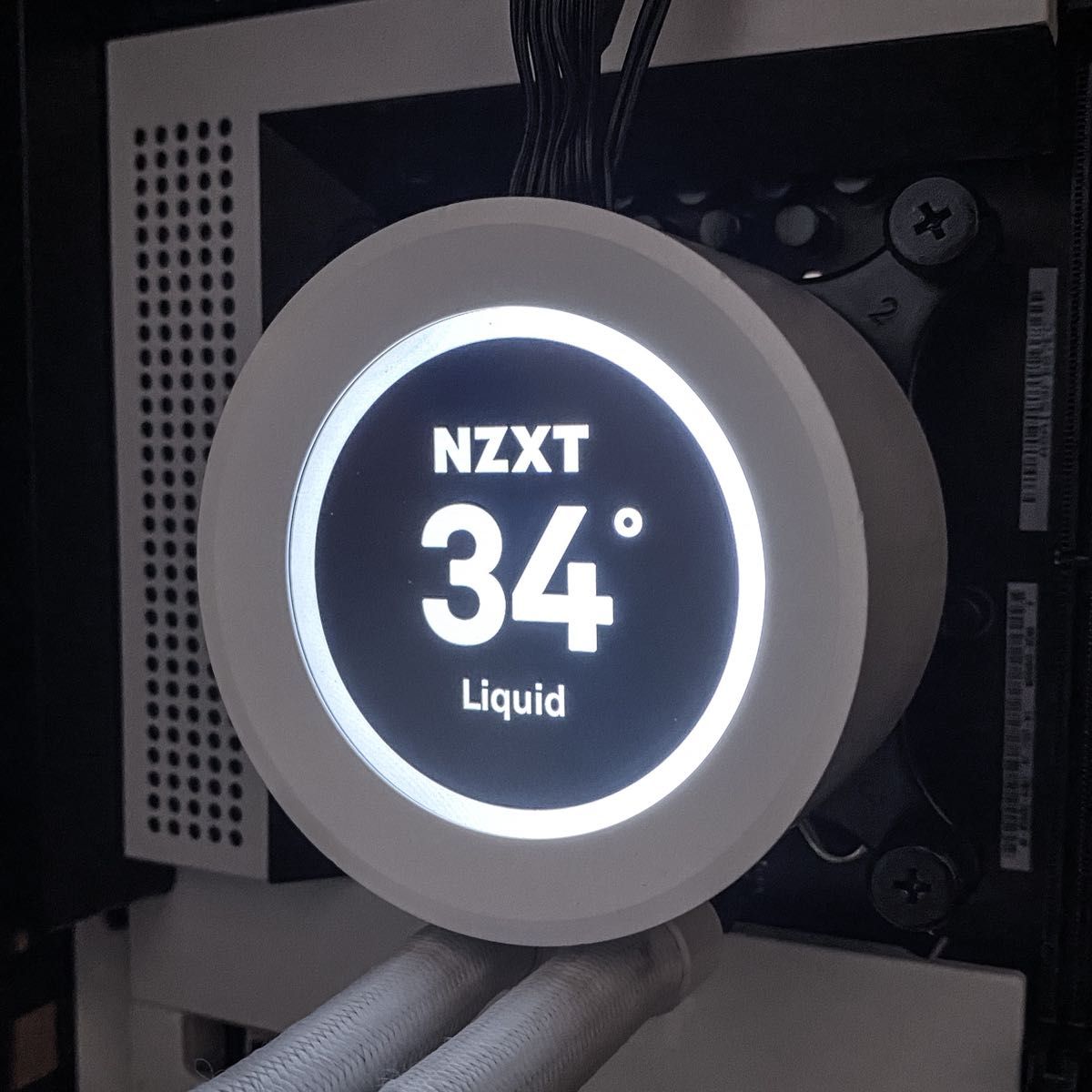 NZXT KRAKEN ELITE 360mm ホワイト ファン無し訳あり品 簡易水冷CPUクーラー 液晶