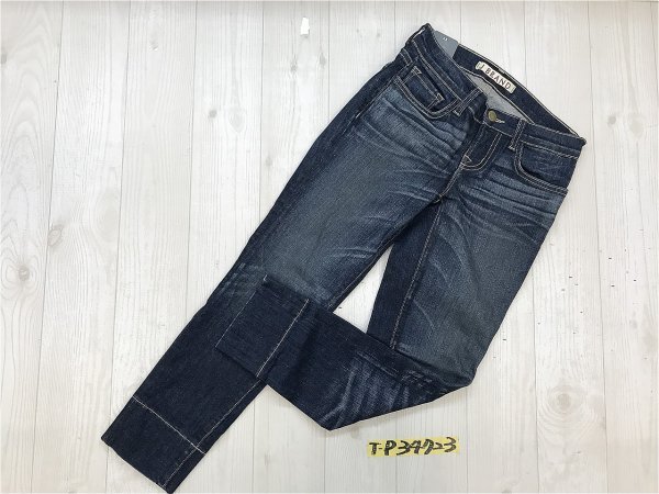 新品！J BRAND レディース ストレッチ テーパード デニムジーンズパンツ 23 紺_画像1