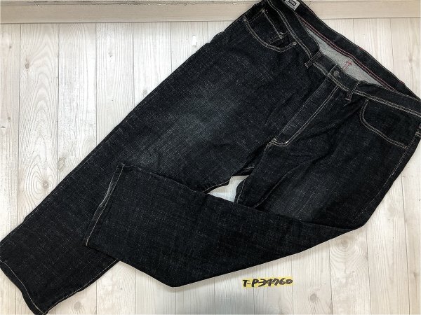 EDWIN 404 Edwin men's stretch Denim jeans pants large size 48 black 