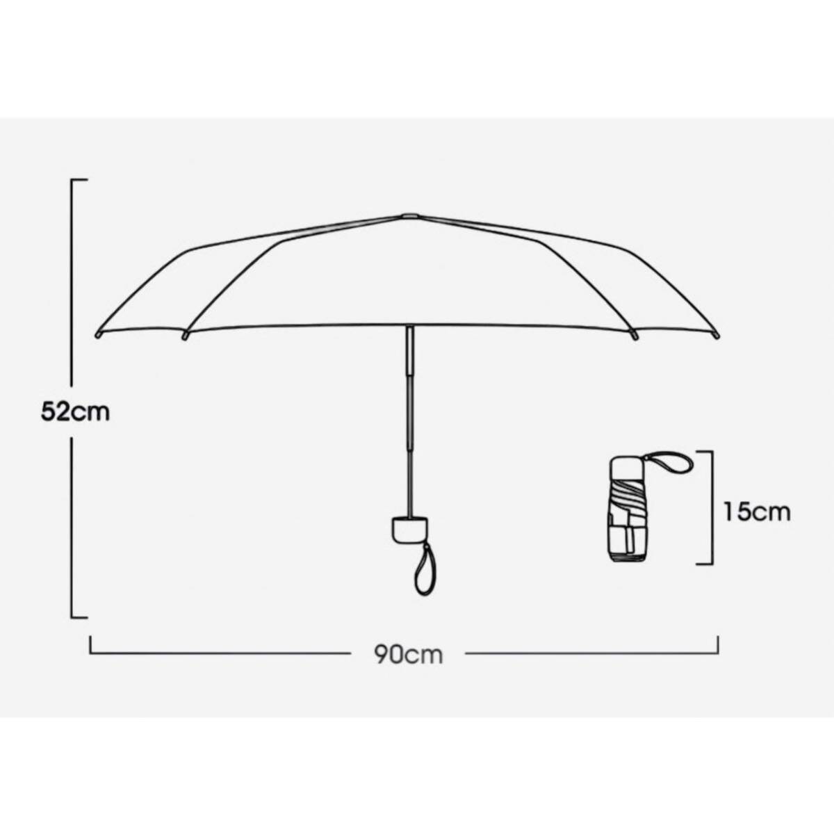 【新品】折りたたみ傘 ブラック 晴雨兼用 UVカット 遮光 日傘 雨傘 軽量