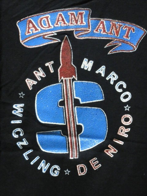  Vintage dead stockpaki хлопок ADAM ANT частота футболка #b-to70s 80s обвес Smith lamo-nz авария PUNK 90s нравится тоже 