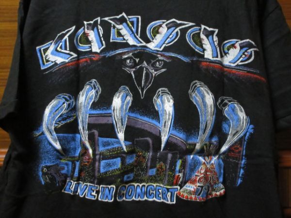 70s 80s Vintage dead stockpaki хлопок KANSAS частота футболка #b-to обвес Smith gun z Metallica 90s нравится тоже 
