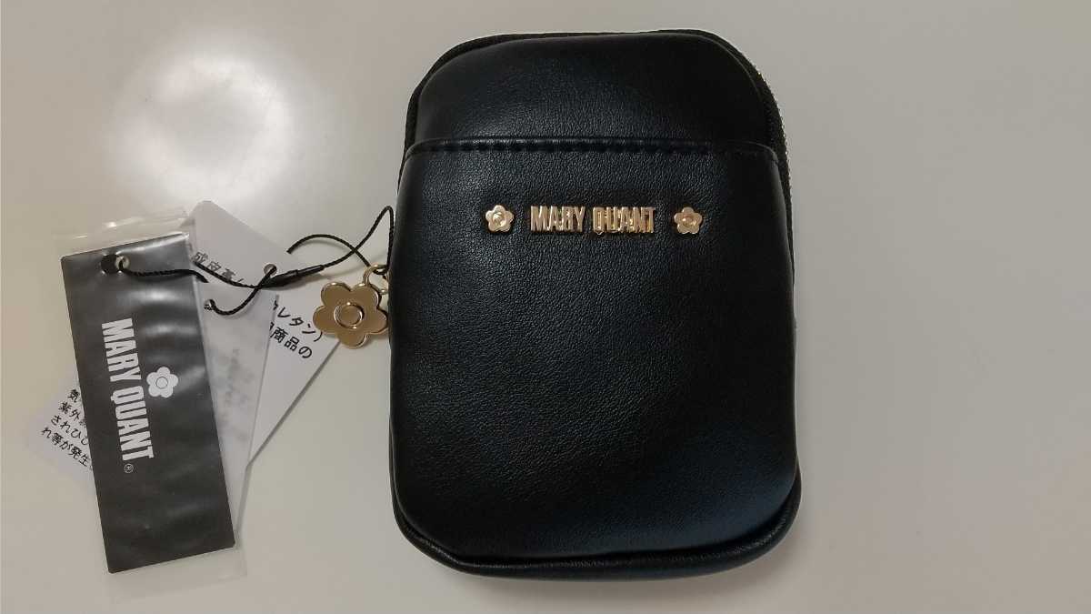  Mary Quant *HIDE&ESSK lip pouch black * new goods 