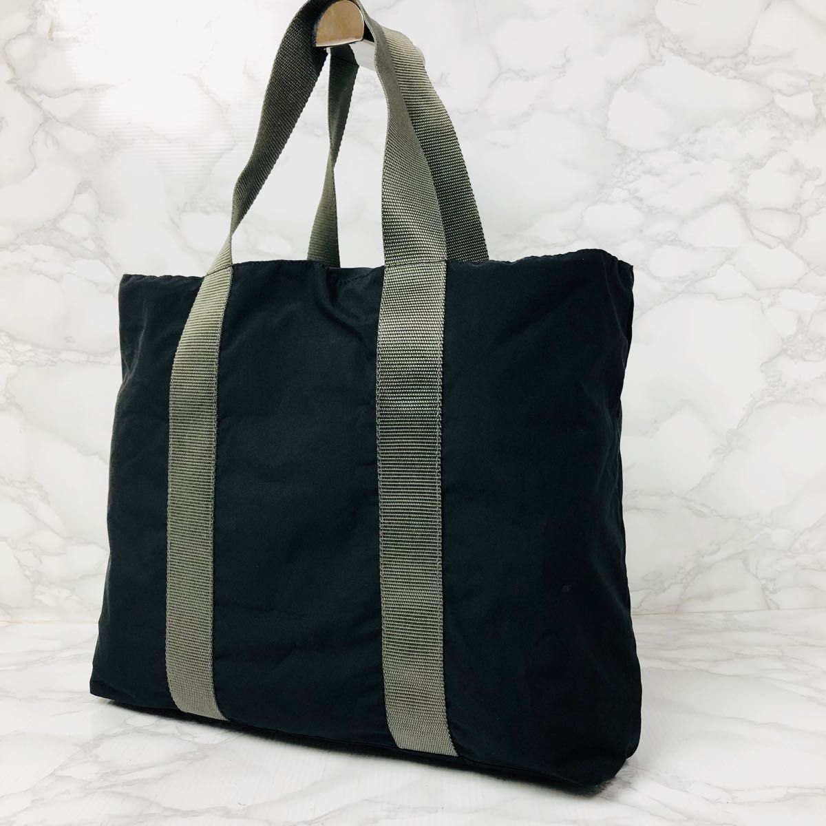 【マウンテン】プラダスポーツ トートバッグ キャンバス 黒 A4可 大容量 09 PRADA プラダ PRADASPORTS プラダスポーツ ハンドバッグ