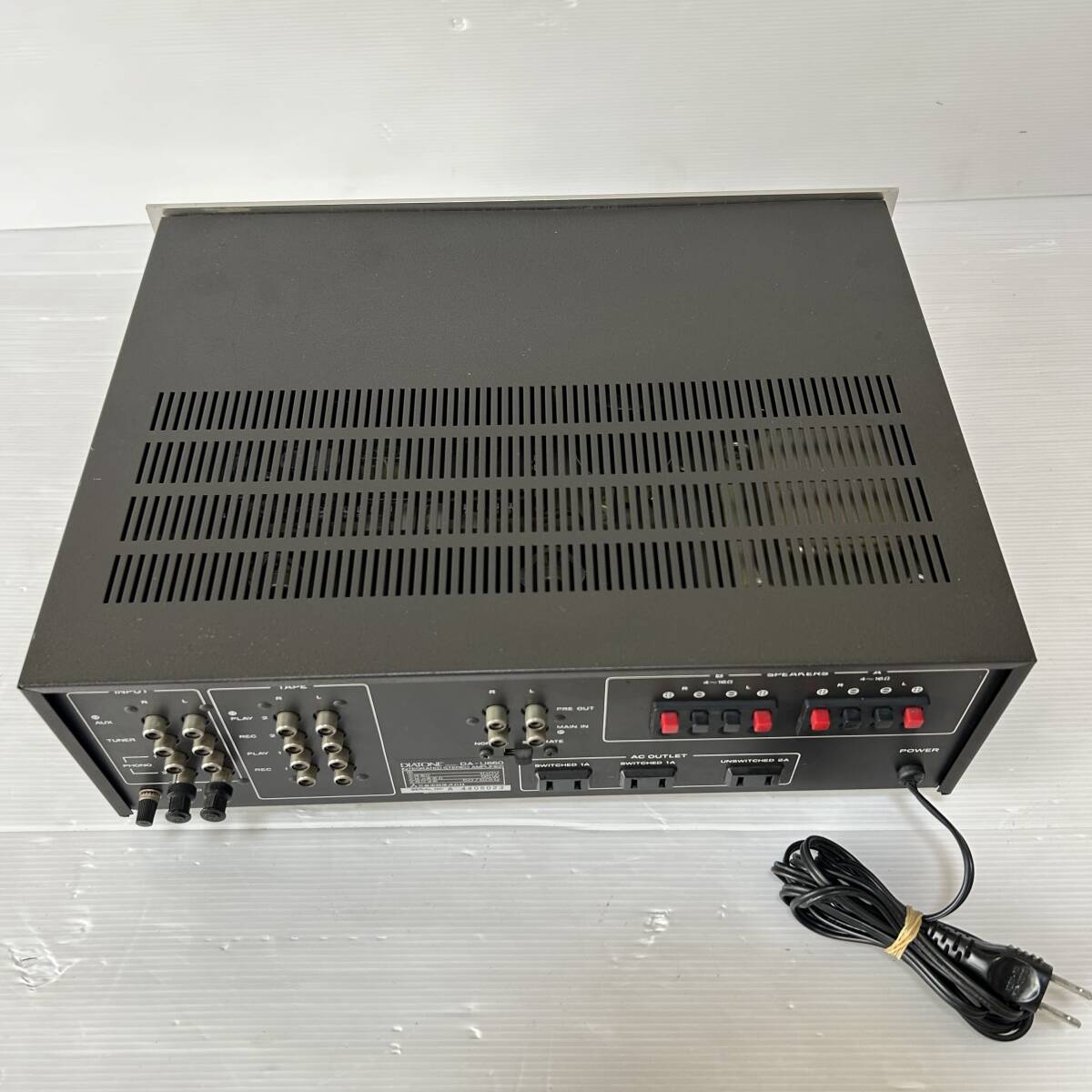 DIATONE ダイアトーン プリメインアンプ DA-U660_画像7