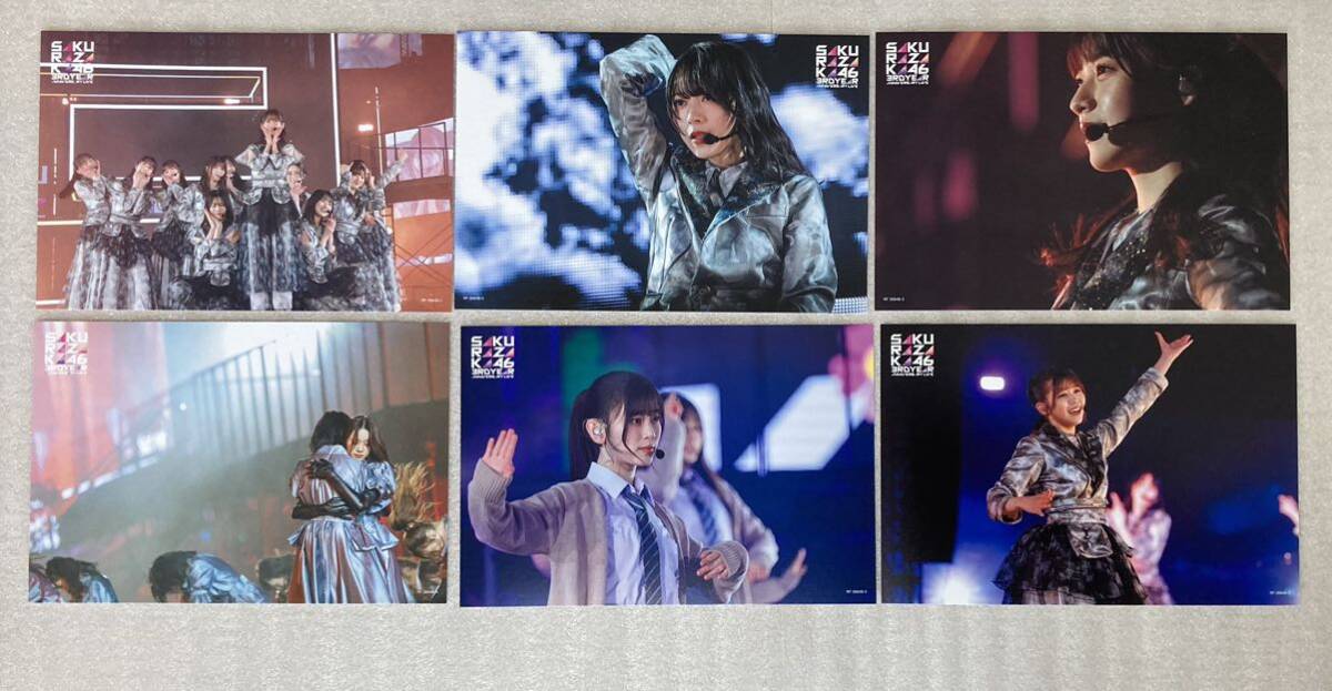 . slope 46 3rd YEAR ANNIVERSARY LIVE postcard 6 kind 6 sheets ②