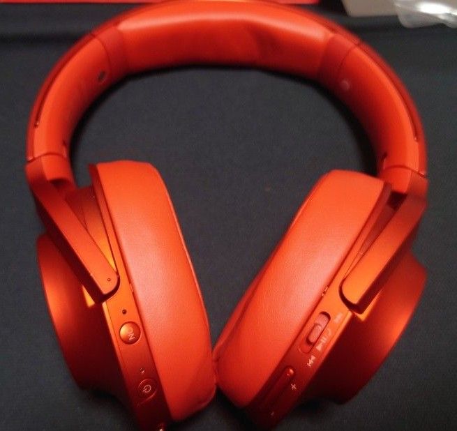 SONY h.ear on Wireless NC MDR-100ABN シナバーレッド 美品