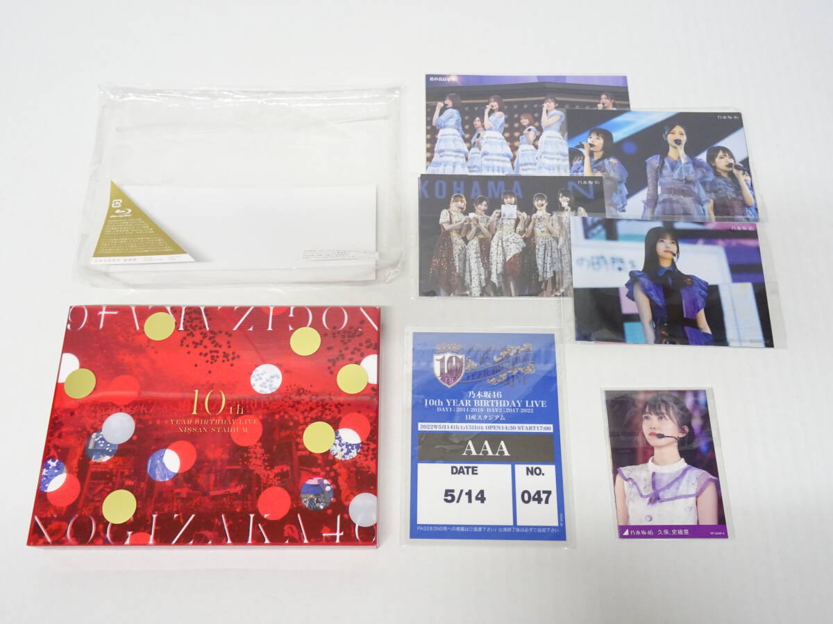 CA-772* Nogizaka 46 10th YEAR BIRTHDAY LIVE NISSAN STADIUM complete production limitation record Blu-ray seven net limitation Live life photograph attaching secondhand goods 