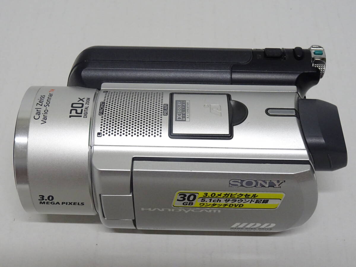 【USBケーブル欠品】HE-572◆SONY ハンディカム DCR-SR100 デジタルビデオカメラ 中古品_画像2