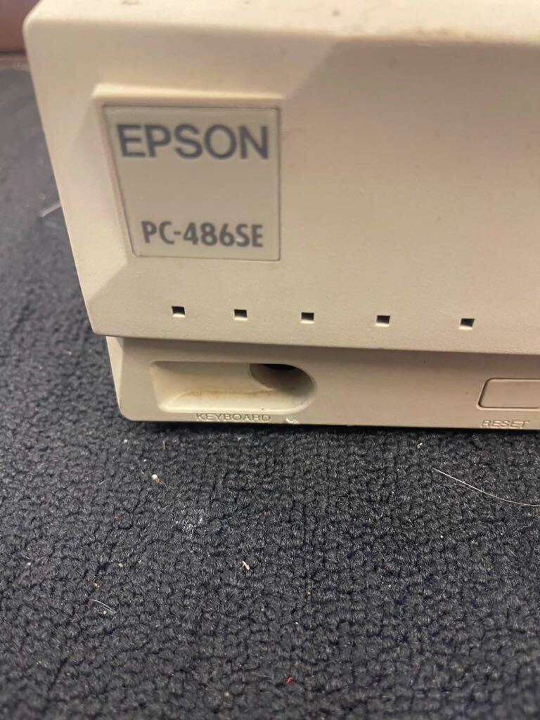 EPSON PC-486SEエプソン パーソナルコンピュータ ☆ジャンク品現状品☆部品取り☆の画像6