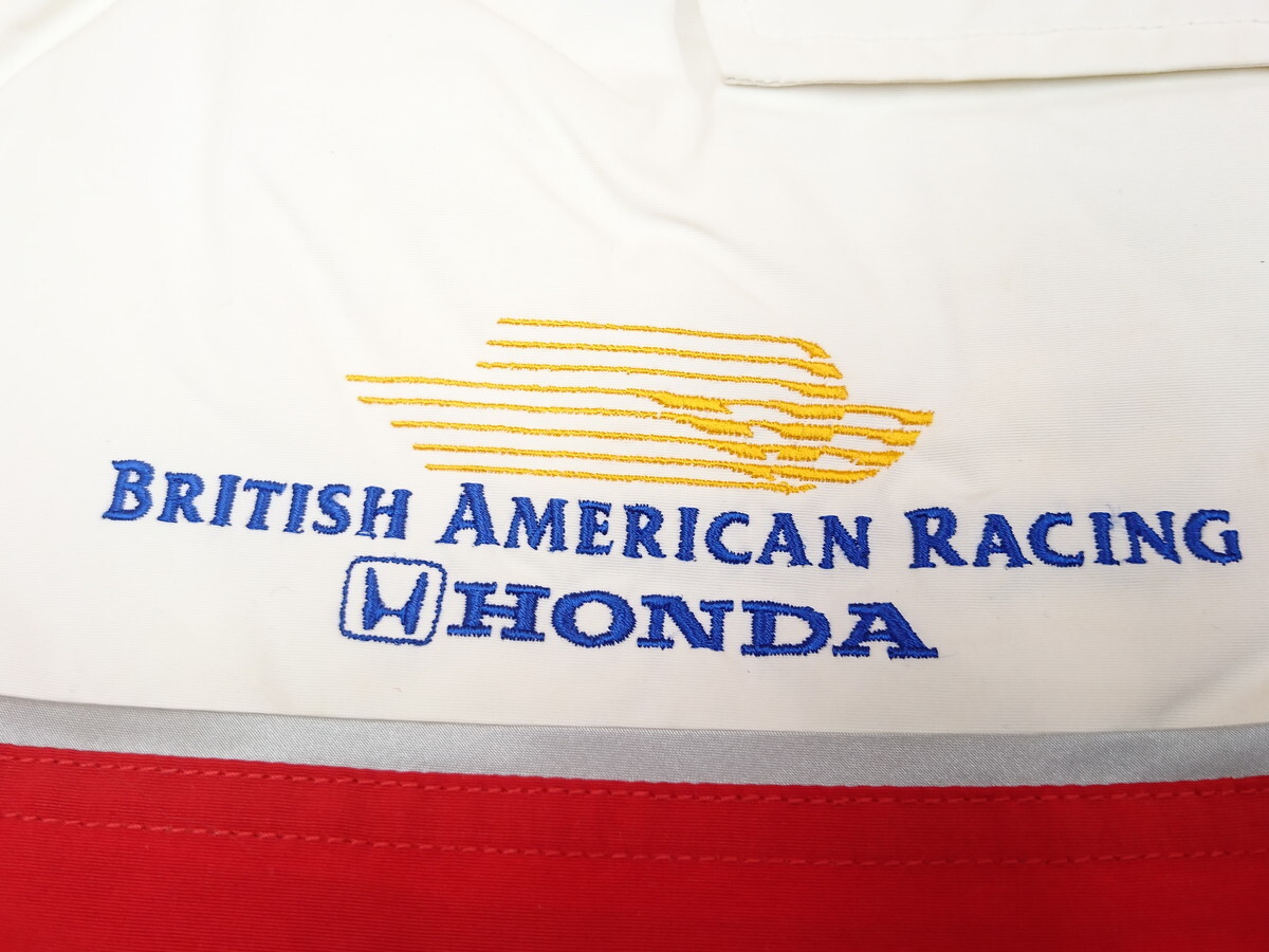 Y5-383 ★長期保管/未使用品★BRITISH AMERICAN RACING HONDA　ジャケット★_画像3