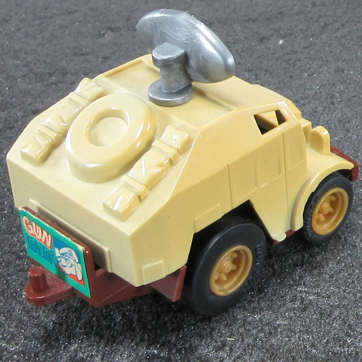  made in Japan the first period Combat Choro Q ream . army set C-04k.-do gun tractor Brown out of print 
