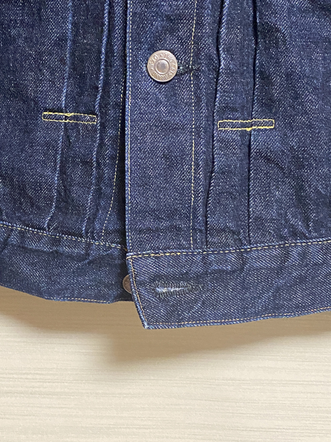 ■TCB Jeans　50s■TCBジーンズ■ハギ■セカンドモデル・2nd■デニムジャケット・ジージャン■46_画像6