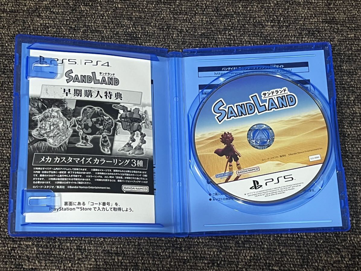 美品　PS5 特典コード未使用　サンドランド　SAND LAND 送料無料