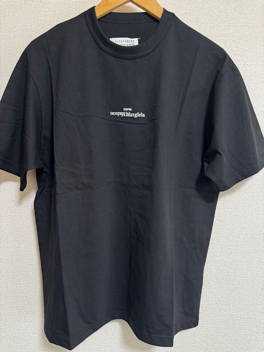 MAISON MARGIELA メゾンマルジェラ ロゴ Tシャツ  半袖 ブラック