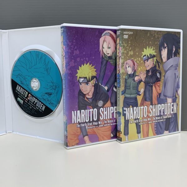 【レンタル版】NARUTO ナルト 疾風伝 忍界大戦・第七班再び 全3巻 シール貼付け無し! ケース交換済(ケース無し発送可) 036319_画像3