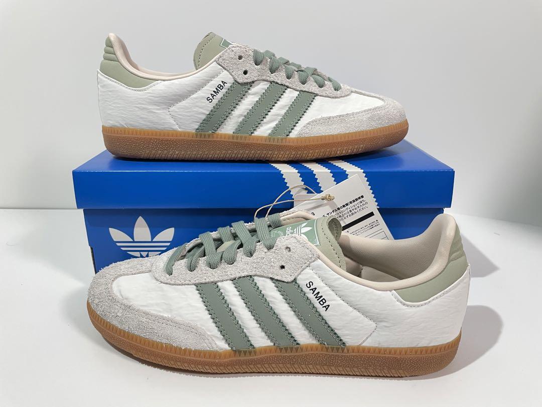 【送料無料】【新品※ラスト1点】24.5㎝　ADIDAS ORIGINALS SAMBA OG アディダス オリジナルス サンバ OG ホワイト/グリーン _画像3