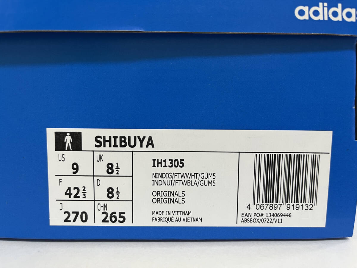 【送料無料】【新品】27cm Billy's別注 adidas Originals Shibuya ビリーズ別注 アディダス オリジナルス シブヤ ナイトインディゴ_画像6
