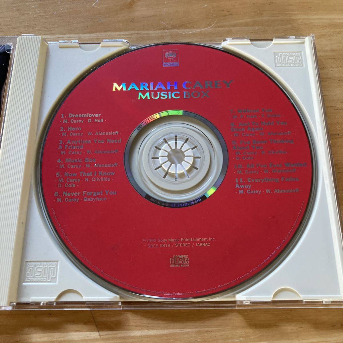 マライア・キャリー　ミュージックボックス　国内盤　初期オリジナル盤　Music Box / Mariah Carey_画像3