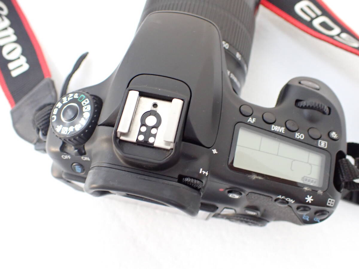 1円～ Canon キヤノン EOS 60D レンズキット EF-S 18-135mm F3.5-5.6 IS デジタル一眼 レンズズーム調整部分ベタあり_画像5