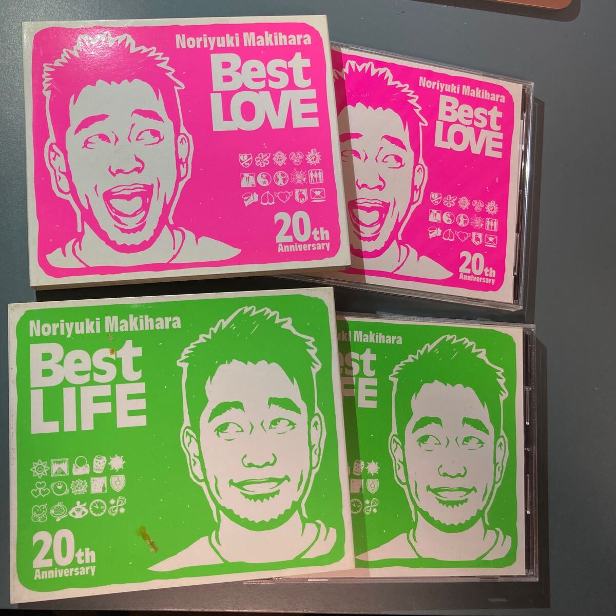【CD】槇原敬之 Noriyuki Makihara 20th Anniversary 「Best LOVE」「Best Life」 2枚セットの画像1