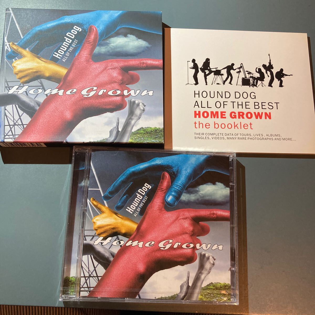 【CD未開封】ハウンド・ドッグ★オール・オブ・ザ・ベスト“ホームグロウン 2枚組CD_画像2