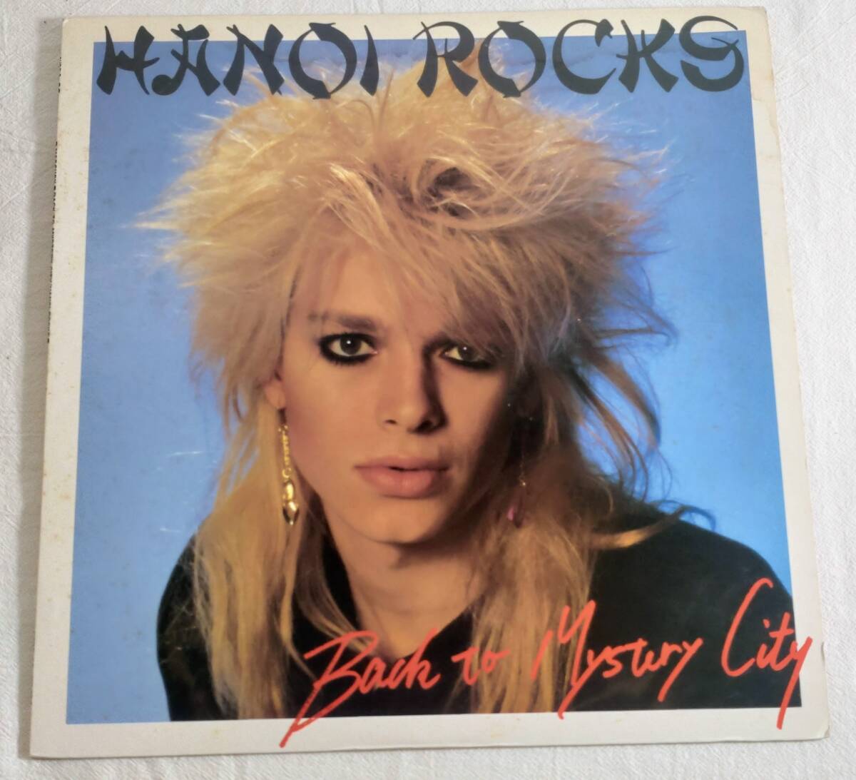  HANOI ROCKS/BACK TO MYSTERY CITY/ハノイ ロックス /ミステリーシティー 日本盤 LP Record レコード_画像1