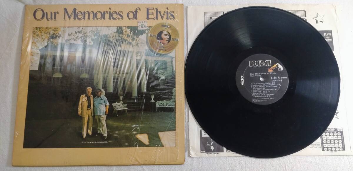  US盤 レア Elvis Presley/ Dorsey Shows Mono盤/The Fifties Interviews/エルビス プレスリー LP３枚セットロカビリー Record レコード_画像7