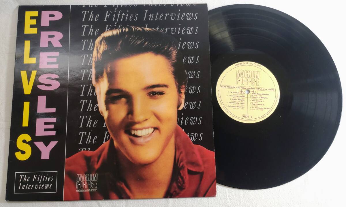  US盤 レア Elvis Presley/ Dorsey Shows Mono盤/The Fifties Interviews/エルビス プレスリー LP３枚セットロカビリー Record レコード_画像5