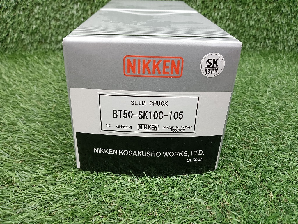 未開封 NIKKEN 日研工作所 高圧センタスルー型 スリムチャック BT50-SK10C-105_画像2