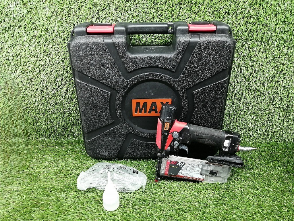 中古 MAX マックス 50mm 高圧 ピンネイラ HA-50P4(D) 【3】_画像1