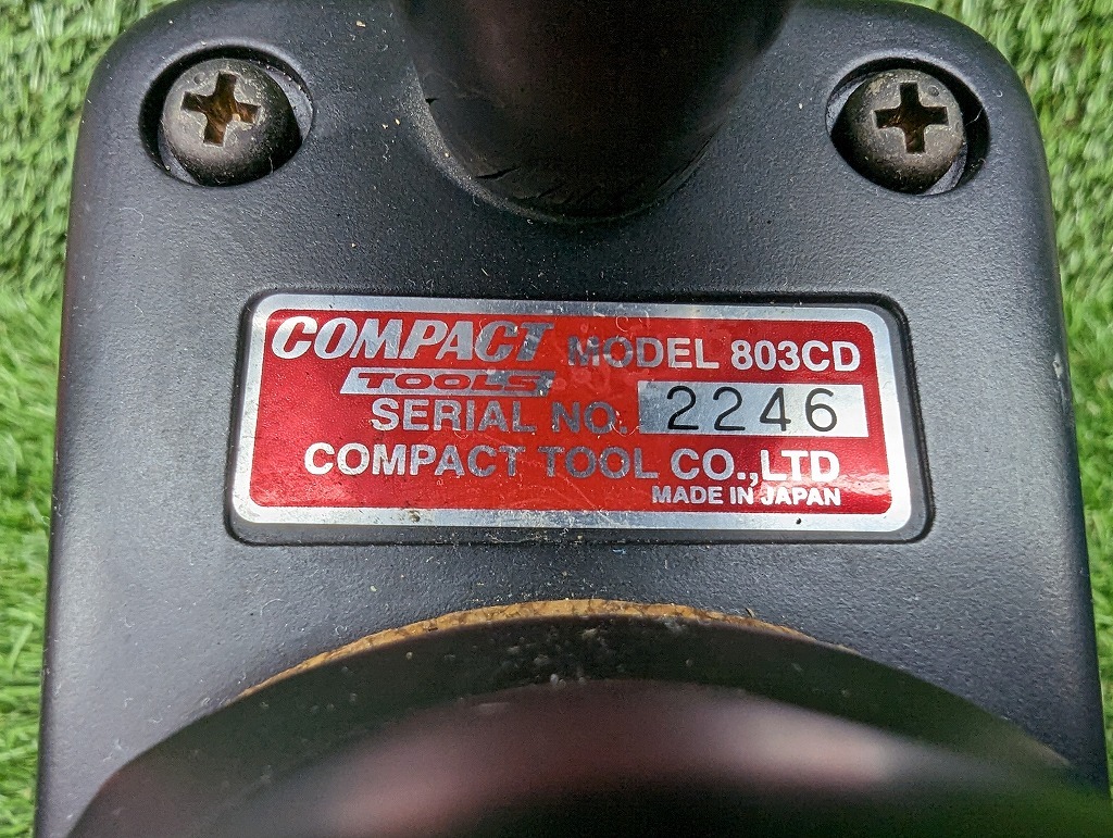 中古品 COMPACTTOOL コンパクトツール 吸塵式 オービタルサンダー 803CD_画像6