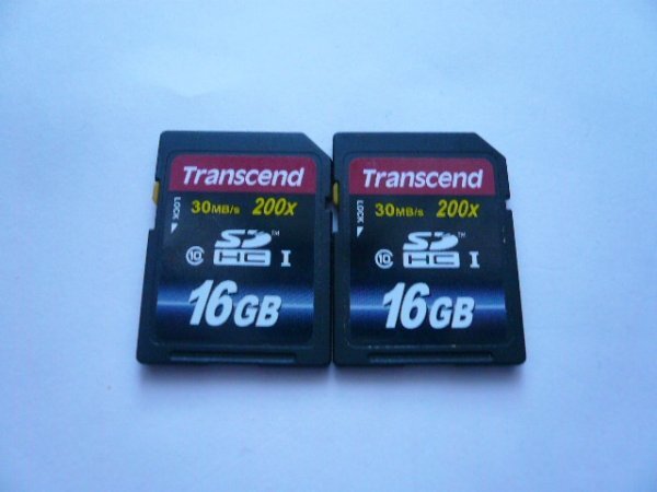 Transcend　SDHCカード　16GB　2枚セット　_画像1