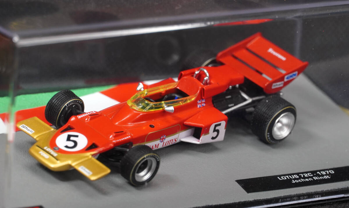 ●67　LOTUS 72C ロータス 72C　 ヨッヘン・リント 1970　　F1マシンコレクション1/43デアゴスティーニ 模型のみ_画像1