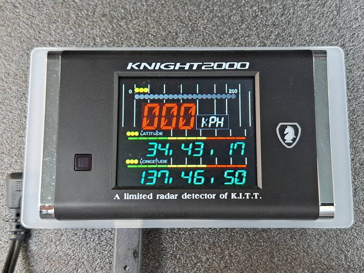 ☆K.I.T.T.の音声で警告 ナイトライダー レーダー探知機 K-2000 アルファプログレス ALPHA PROGRESS KNIGHT2000 3000台限定☆33377529_画像3