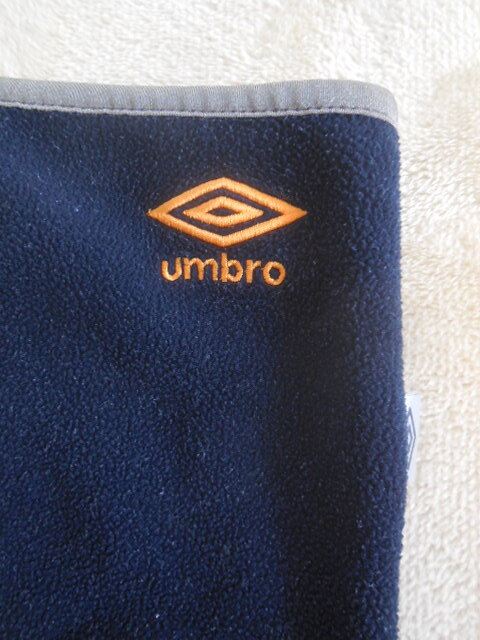 *USED* Umbro *umbro* navy * for children neck warmer * fleece warmer *