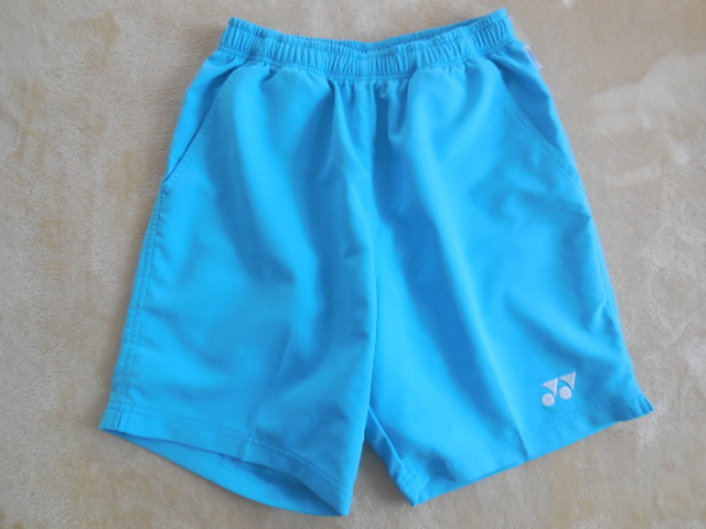 ^USED^ badminton ^ light blue ^ shorts ^YONEX^ Yonex ^ size SS^