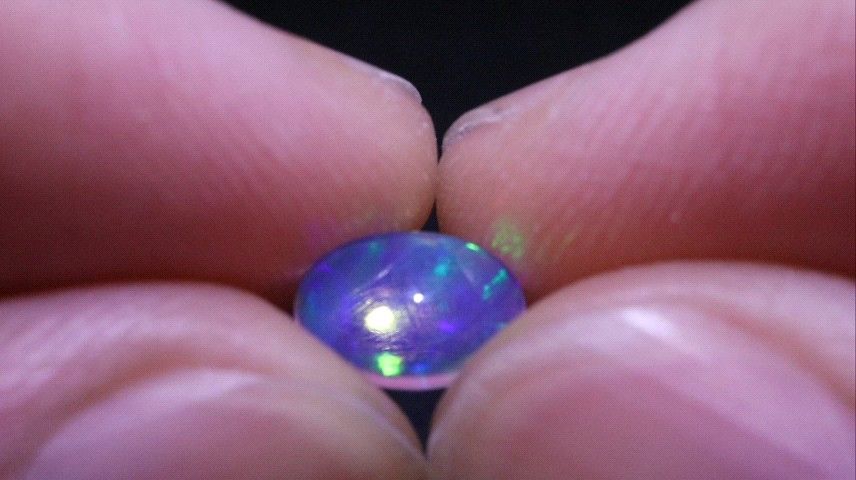 天然ウォーターオパール メキシコ産 0.760ct  OV カボション ルース 