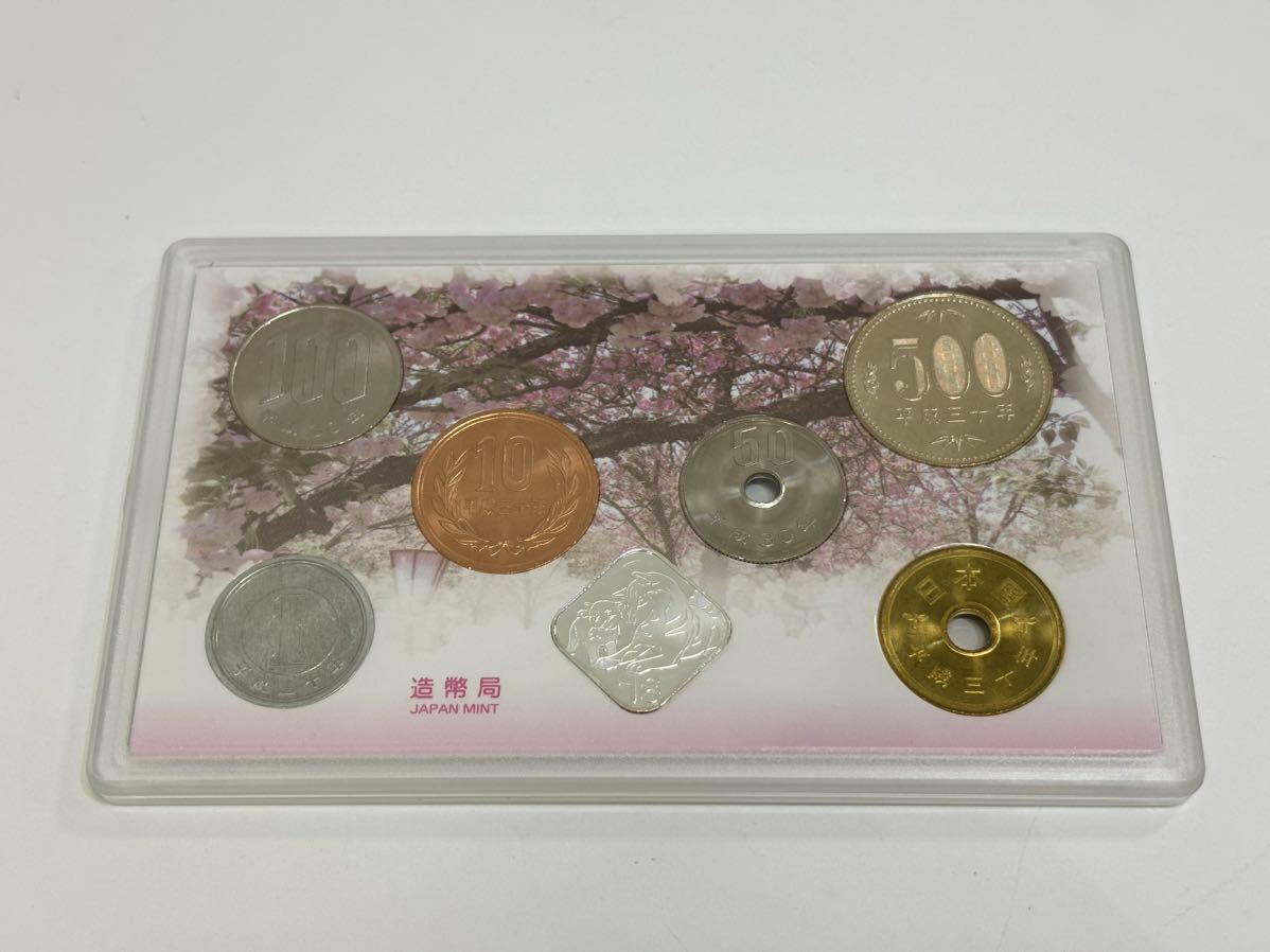 平成30年 2018年 花のまわりみち 八重桜イン広島 貨幣セット 造幣局 硬貨 666円_画像2