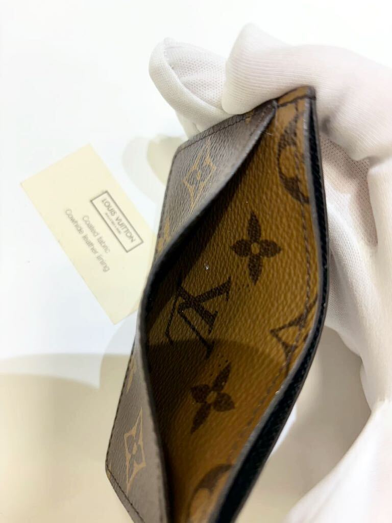 1円〜 LOUIS VUITTON ルイヴィトン 名刺入れ カードケース モノグラム リバース 美品の画像8