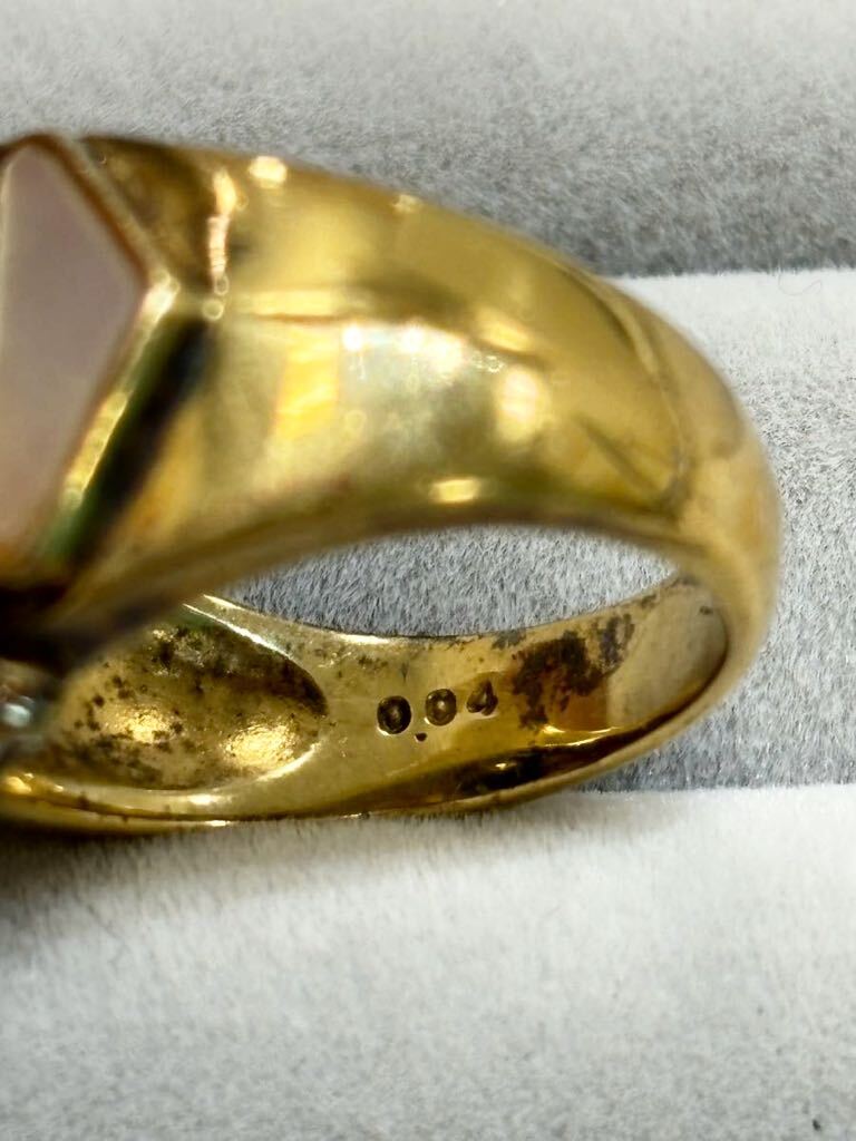 シルバー 925 ブレスレット リング 指輪 ダイヤモンド ゴールドカラー アクセサリー _画像8