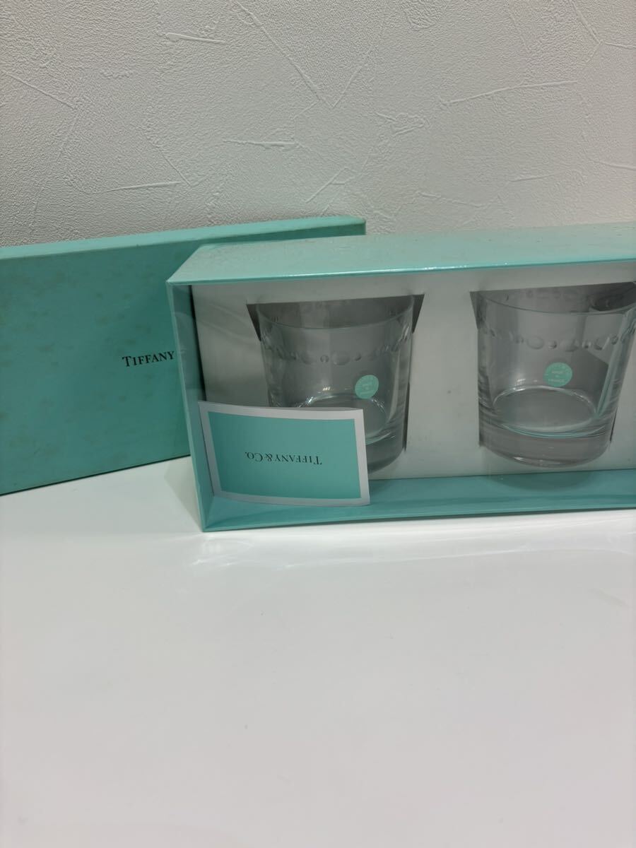 1円〜　TIFFANY ティファニー ペアグラス ロックグラス 保管品 _画像1